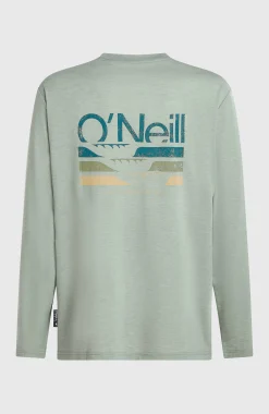 Homme O'Neill T-Shirts|Protection Anti-Uv-HommesT-shirt manches longues Hybrid Polygiene| Vert