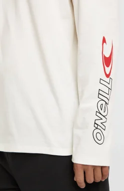 Homme O'Neill T-Shirts|Protection Anti-Uv-HommesT-shirt manches longues Essentials 90s Logo| Blanc