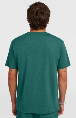 Homme O'Neill T-Shirts|Protection Anti-Uv-HommesT-shirt Melange Chest-Print| Vert
