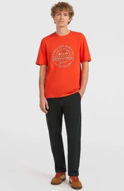 Homme O'Neill T-Shirts|Protection Anti-Uv-HommesT-shirt Muir| Rouge