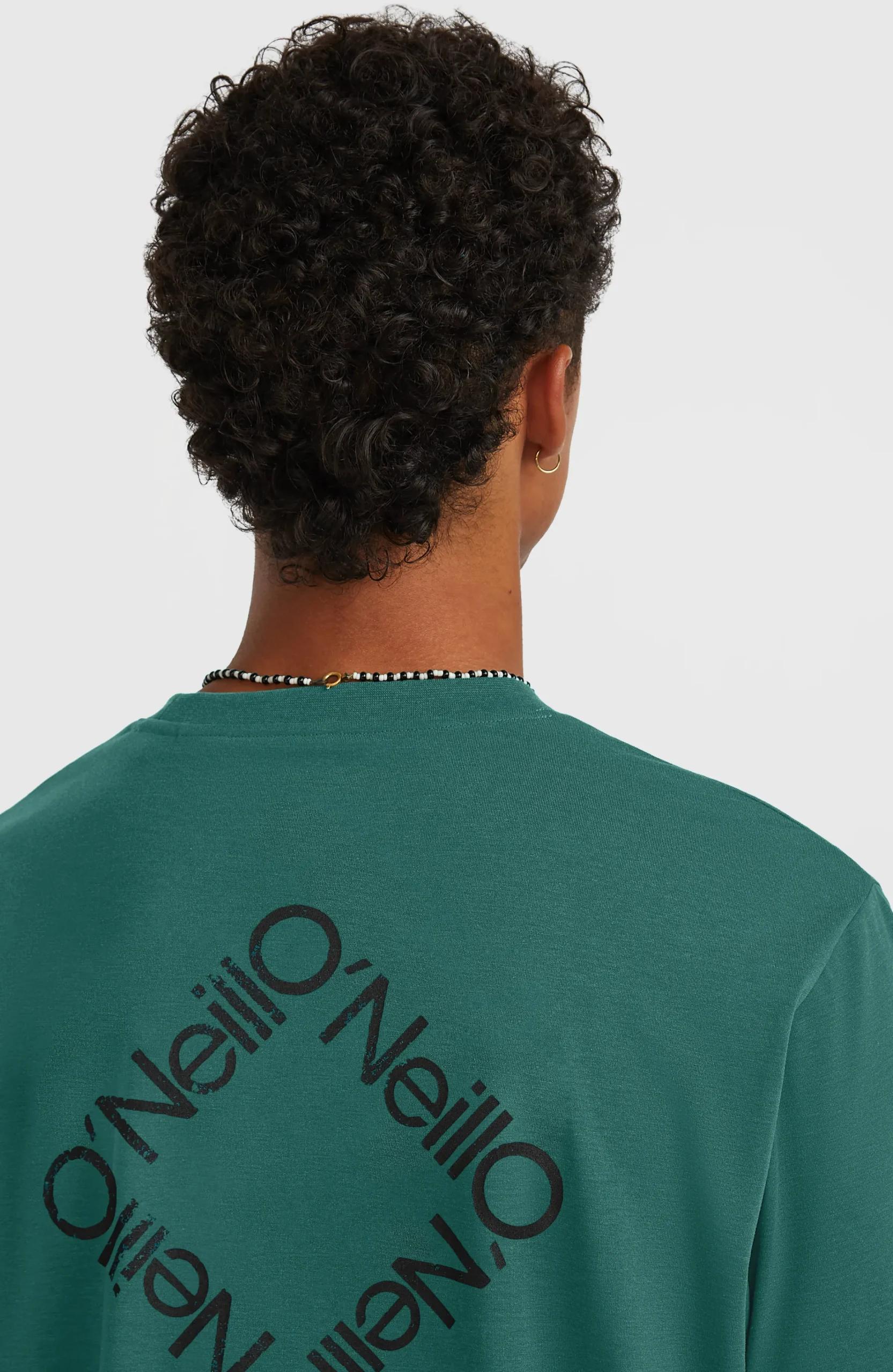 Homme O'Neill T-Shirts|Protection Anti-Uv-HommesT-shirt Hybrid Polygiene Back-Print| Vert