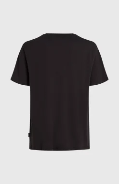Homme O'Neill T-Shirts|Protection Anti-Uv-HommesT-shirt Logo Stripe| Noire