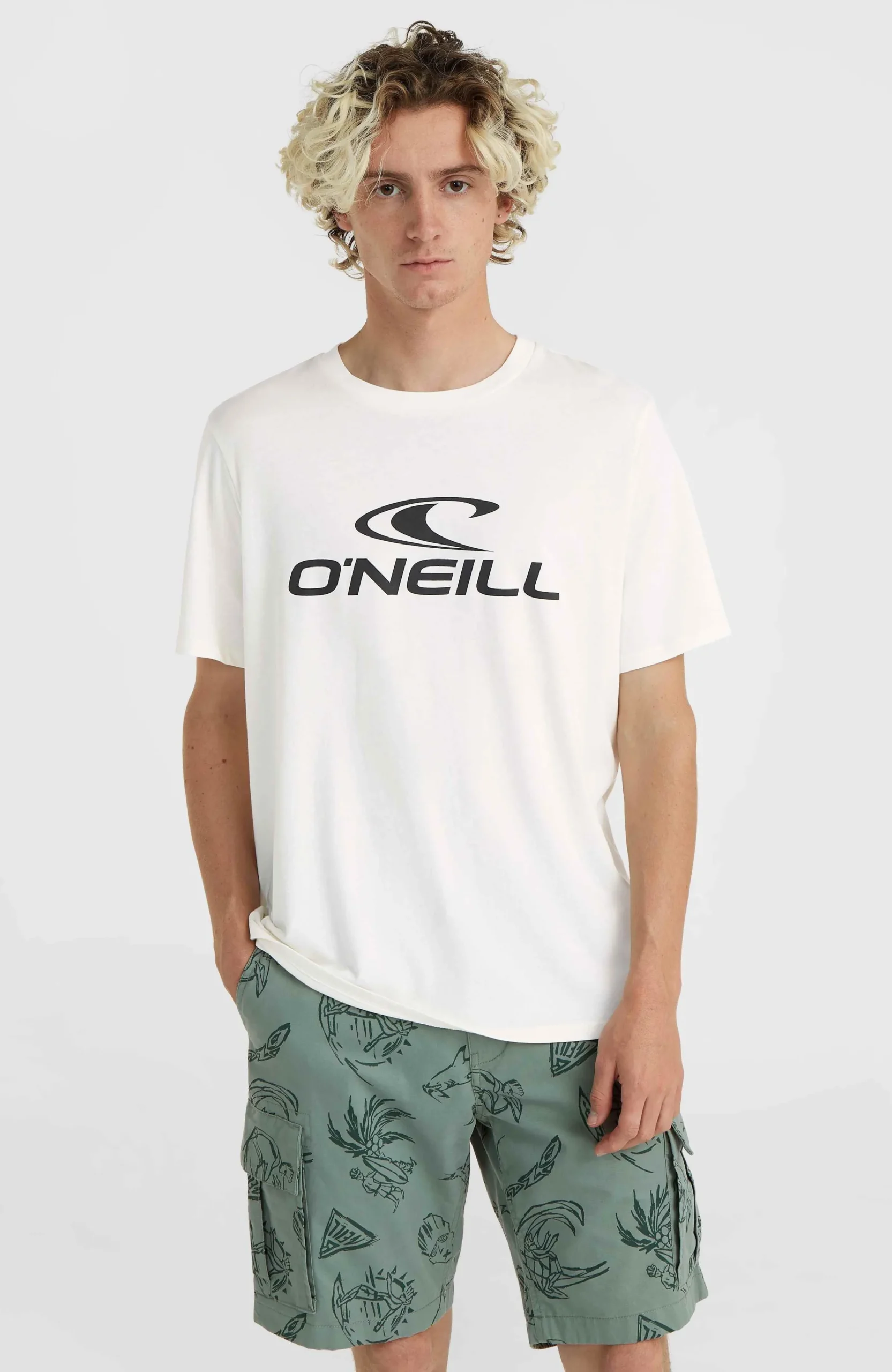 Homme O'Neill T-Shirts|Protection Anti-Uv-HommesT-shirt Logo| Blanc