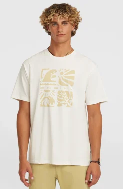 Homme O'Neill T-Shirts|Protection Anti-Uv-HommesT-shirt Melange Front-Print| Blanc