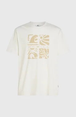 Homme O'Neill T-Shirts|Protection Anti-Uv-HommesT-shirt Melange Front-Print| Blanc