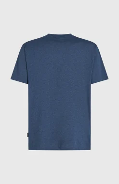 Homme O'Neill T-Shirts|Protection Anti-Uv-HommesT-shirt Melange Front-Print| Bleu