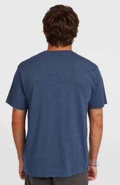Homme O'Neill T-Shirts|Protection Anti-Uv-HommesT-shirt Melange Front-Print| Bleu