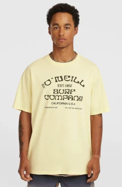 Homme O'Neill T-Shirts|Protection Anti-Uv-HommesT-shirt Muir| Jaune