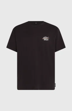 Homme O'Neill T-Shirts|Protection Anti-Uv-HommesT-shirt Retro Back-Print| Noire