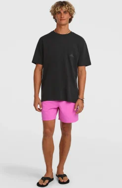 Homme O'Neill T-Shirts|Protection Anti-Uv-HommesT-shirt Slub Chest Pocket| Noire