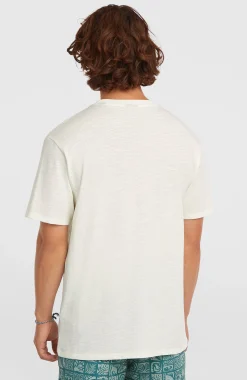 Homme O'Neill T-Shirts|Protection Anti-Uv-HommesT-shirt Slub Chest Pocket| Blanc