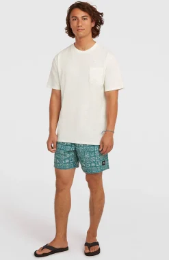 Homme O'Neill T-Shirts|Protection Anti-Uv-HommesT-shirt Slub Chest Pocket| Blanc