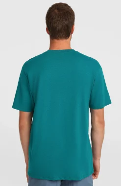 Homme O'Neill T-Shirts|Protection Anti-Uv-HommesT-shirt Slub Chest Pocket| Vert