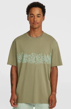 Homme O'Neill T-Shirts|Protection Anti-Uv-HommesT-shirt Uni Flower| Vert