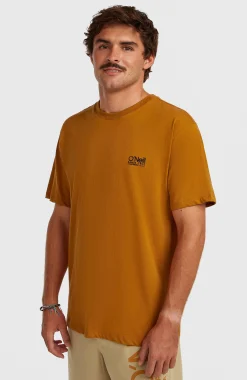 Homme O'Neill T-Shirts|Protection Anti-Uv-HommesT-shirt Original Cali| Orange