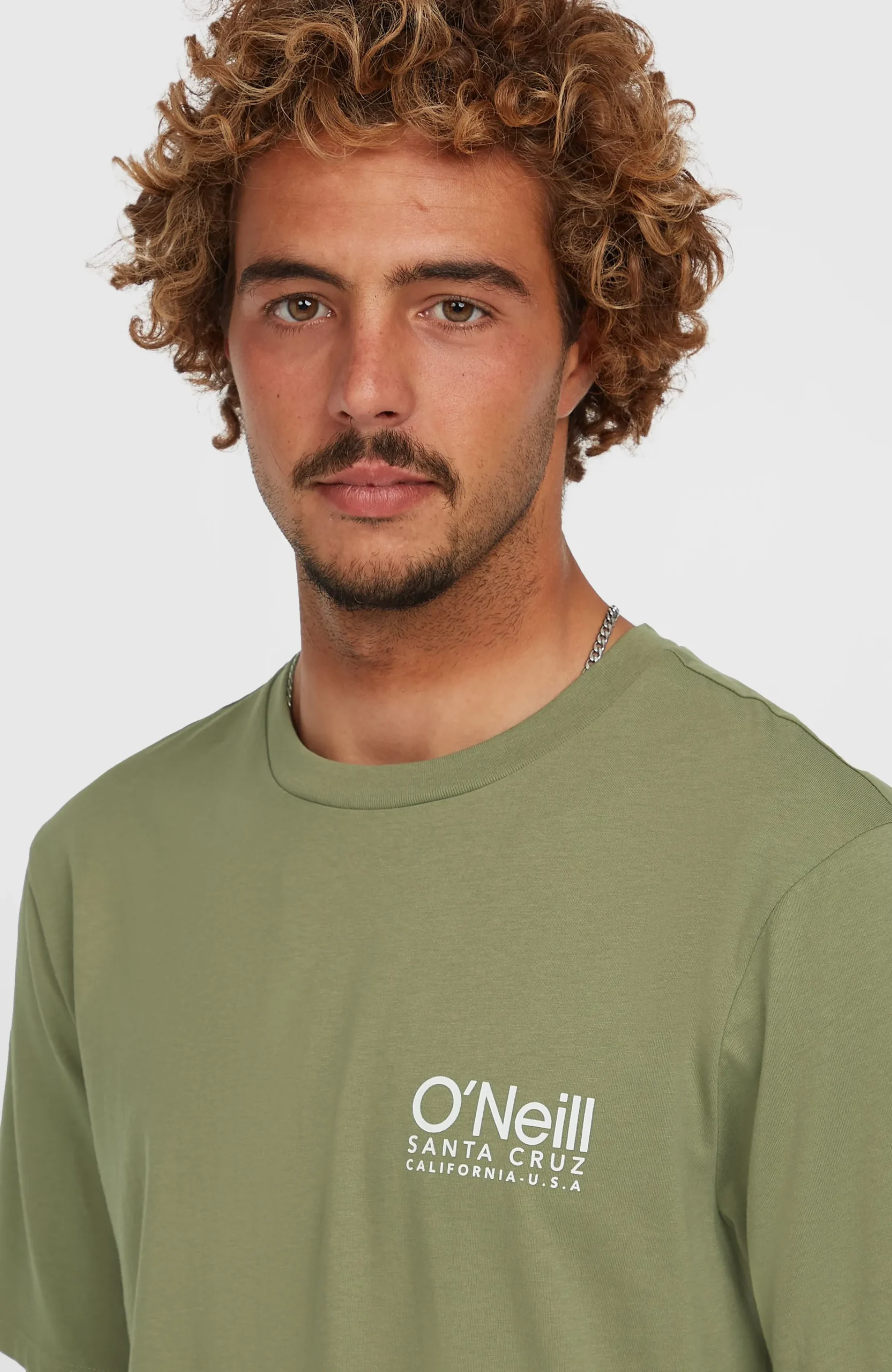 Homme O'Neill T-Shirts|Protection Anti-Uv-HommesT-shirt Original Cali Logo| Vert