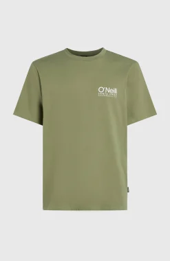 Homme O'Neill T-Shirts|Protection Anti-Uv-HommesT-shirt Original Cali Logo| Vert