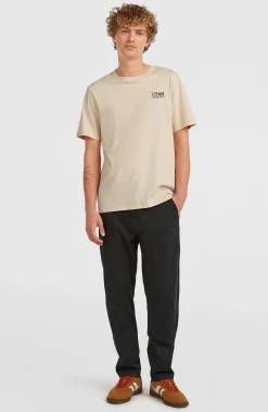 Homme O'Neill T-Shirts|Protection Anti-Uv-HommesT-shirt Original Cali Logo| Beige