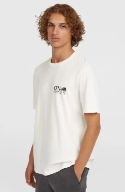 Homme O'Neill T-Shirts|Protection Anti-Uv-HommesT-shirt Original Cali Logo| Blanc