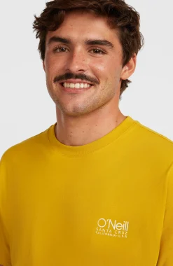 Homme O'Neill T-Shirts|Protection Anti-Uv-HommesT-shirt Original Cali| Jaune