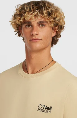 Homme O'Neill T-Shirts|Protection Anti-Uv-HommesT-shirt Original Cali| Beige