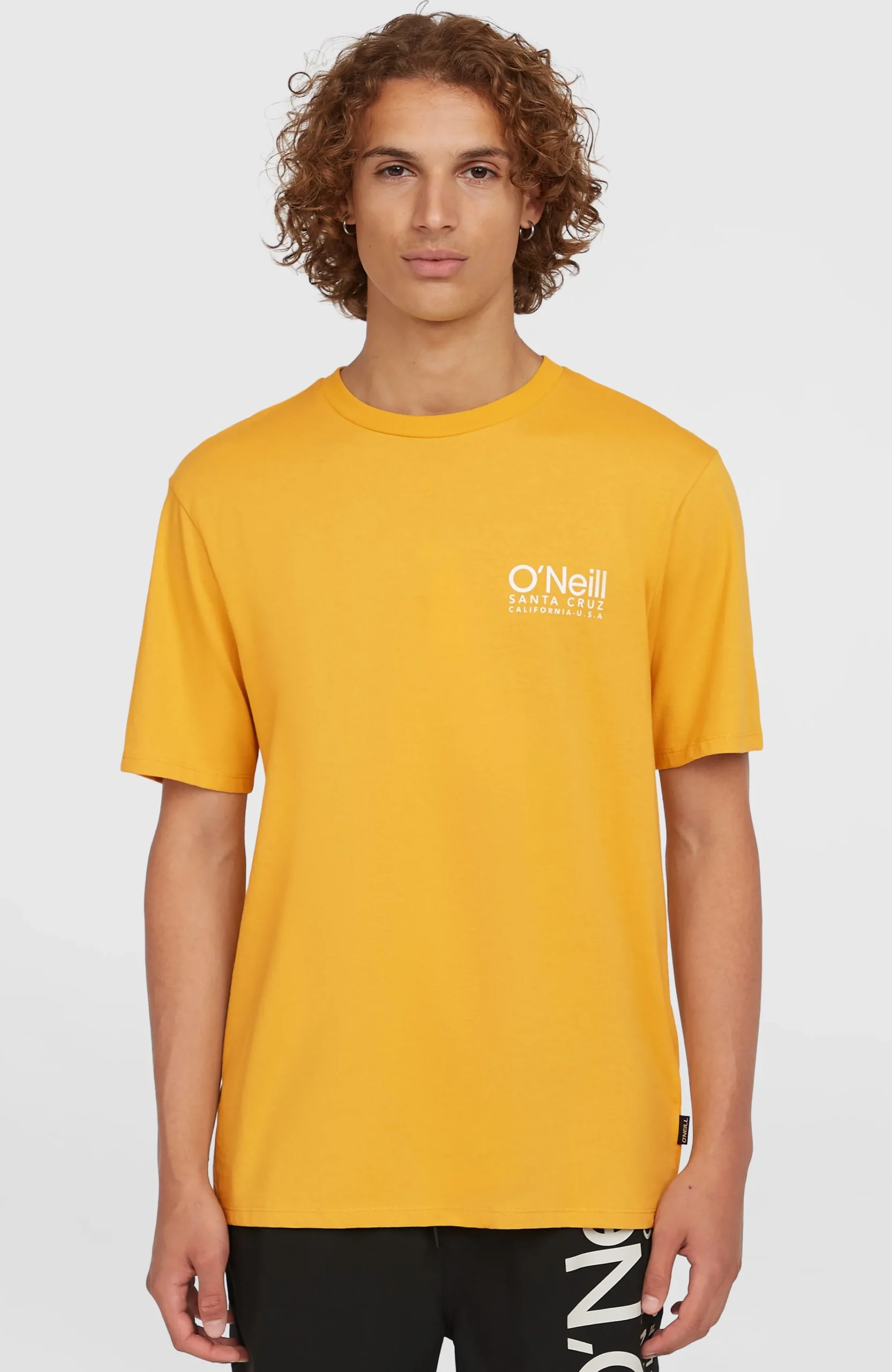 Homme O'Neill T-Shirts|Protection Anti-Uv-HommesT-shirt Original Cali Logo| Jaune