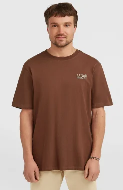 Homme O'Neill T-Shirts|Protection Anti-Uv-HommesT-shirt Original Cali Logo| Brun
