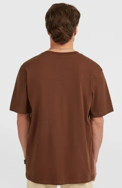 Homme O'Neill T-Shirts|Protection Anti-Uv-HommesT-shirt Original Cali Logo| Brun