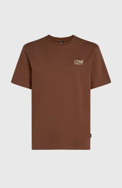 Homme O'Neill T-Shirts|Protection Anti-Uv-HommesT-shirt Original Cali Logo| Brun