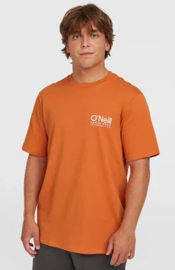 Homme O'Neill T-Shirts|Protection Anti-Uv-HommesT-shirt Original Cali Logo| Orange