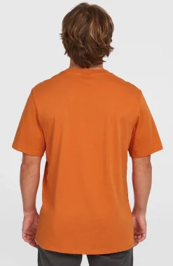 Homme O'Neill T-Shirts|Protection Anti-Uv-HommesT-shirt Original Cali Logo| Orange