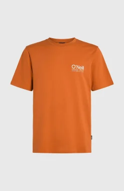 Homme O'Neill T-Shirts|Protection Anti-Uv-HommesT-shirt Original Cali Logo| Orange