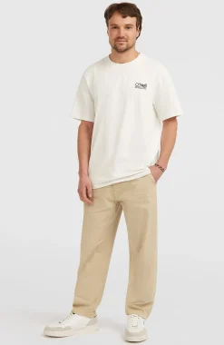 Homme O'Neill T-Shirts|Protection Anti-Uv-HommesT-shirt Original Cali Logo| Blanc