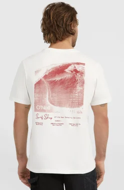 Homme O'Neill T-Shirts|Protection Anti-Uv-HommesT-shirt O'Riginals Back-Print| Blanc