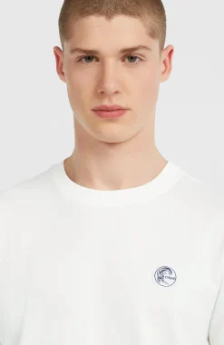 Homme O'Neill T-Shirts|Protection Anti-Uv-HommesT-shirt O'Riginals Badge| Blanc