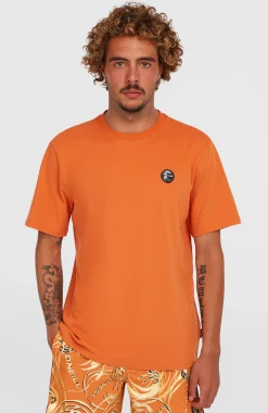 Homme O'Neill T-Shirts|Protection Anti-Uv-HommesT-shirt O'Riginals Badge| Orange
