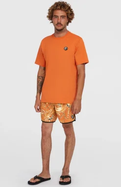 Homme O'Neill T-Shirts|Protection Anti-Uv-HommesT-shirt O'Riginals Badge| Orange