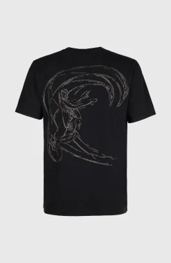 Homme O'Neill T-Shirts|Protection Anti-Uv-HommesT-shirt O'Riginals Back-Print| Noire