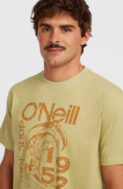 Homme O'Neill T-Shirts|Protection Anti-Uv-HommesT-shirt O'Riginals Circle Surfer| Beige