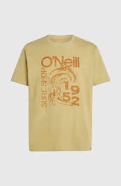 Homme O'Neill T-Shirts|Protection Anti-Uv-HommesT-shirt O'Riginals Circle Surfer| Beige