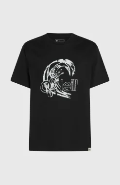 Homme O'Neill T-Shirts|Protection Anti-Uv-HommesT-shirt O'Riginals Circle Surfer| Noire
