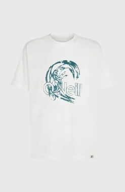 Homme O'Neill T-Shirts|Protection Anti-Uv-HommesT-shirt O'Riginals Circle Surfer| Blanc