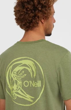 Homme O'Neill T-Shirts|Protection Anti-Uv-HommesT-shirt O'Riginals Hybrid| Vert