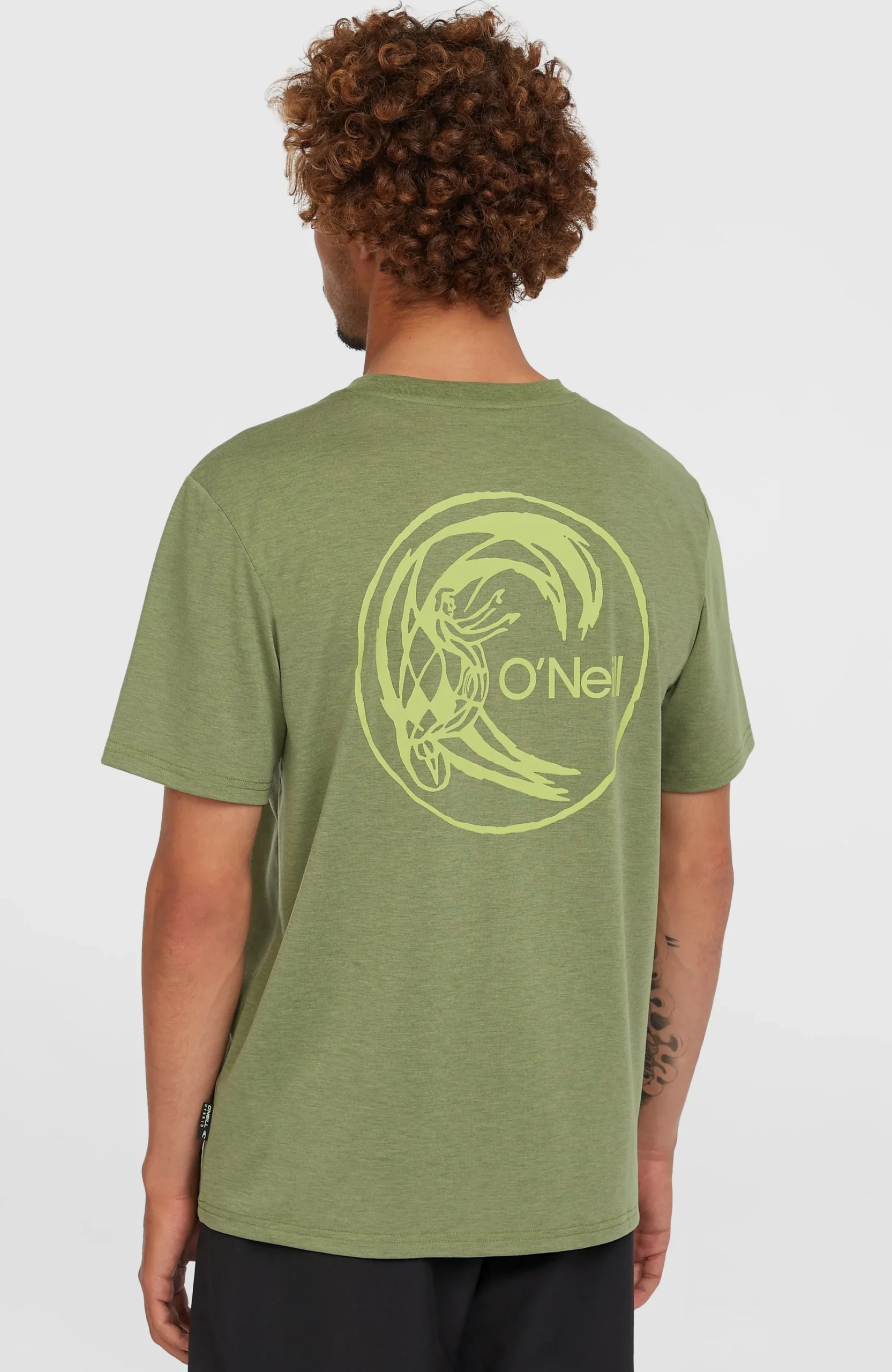 Homme O'Neill T-Shirts|Protection Anti-Uv-HommesT-shirt O'Riginals Hybrid| Vert