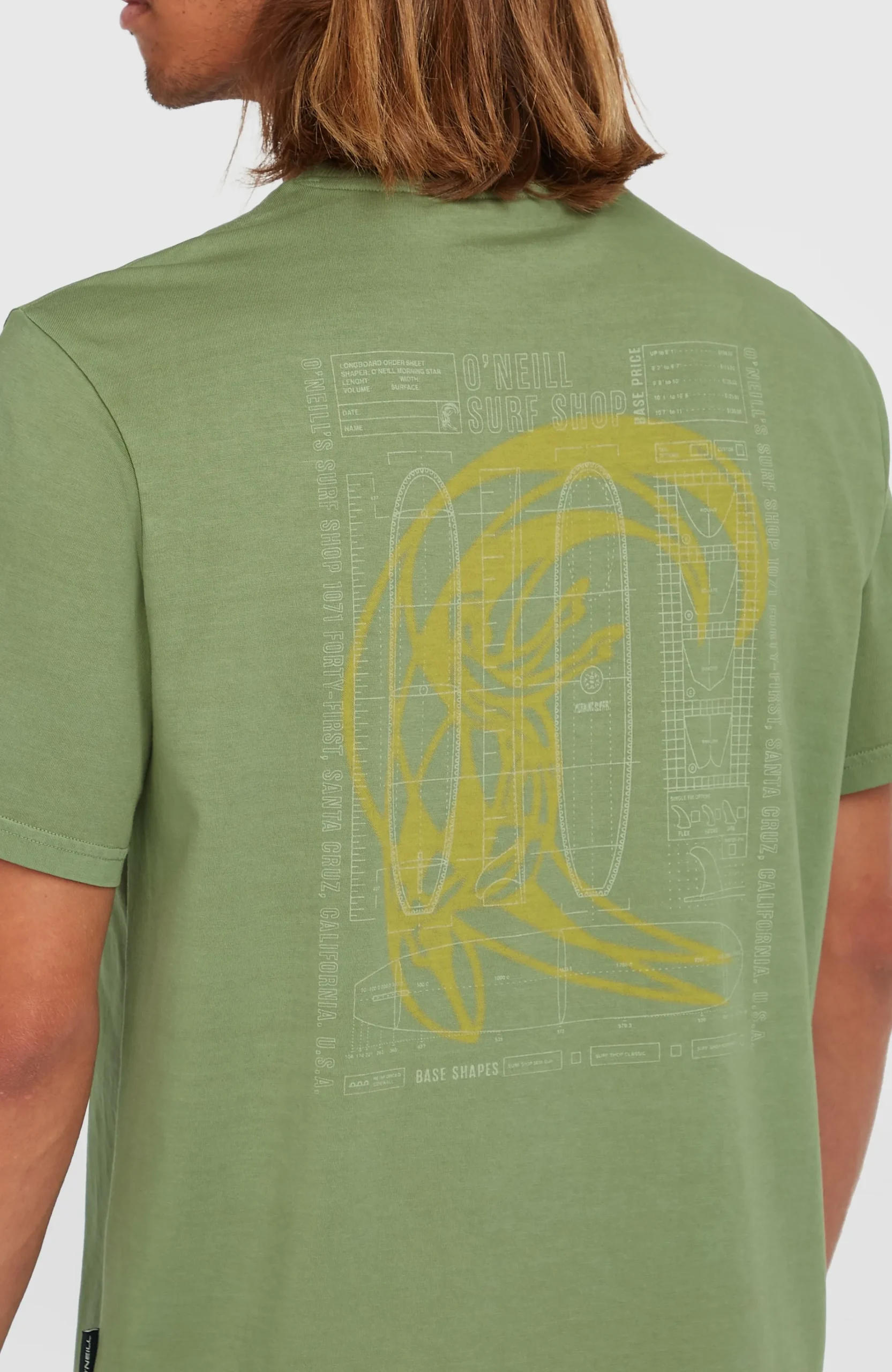 Homme O'Neill T-Shirts|Protection Anti-Uv-HommesT-shirt O'Riginals Morning Star| Vert