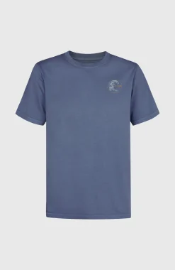 Homme O'Neill T-Shirts|Protection Anti-Uv-HommesT-shirt O'Riginals Retro Back-Print| Bleu