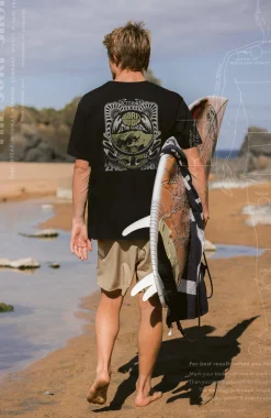 Homme O'Neill T-Shirts|Protection Anti-Uv-HommesT-shirt O'Riginals 70s Graphic| Noire