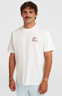 Homme O'Neill T-Shirts|Protection Anti-Uv-HommesT-shirt O'Riginals 70s Graphic| Blanc