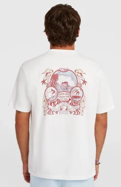 Homme O'Neill T-Shirts|Protection Anti-Uv-HommesT-shirt O'Riginals 70s Graphic| Blanc