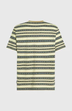 Homme O'Neill T-Shirts|Protection Anti-Uv-HommesT-shirt O'Riginals Stripe| Jaune